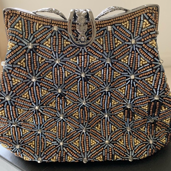 Inge Christopher gorgeous beaded bag - Picture 2 of 5